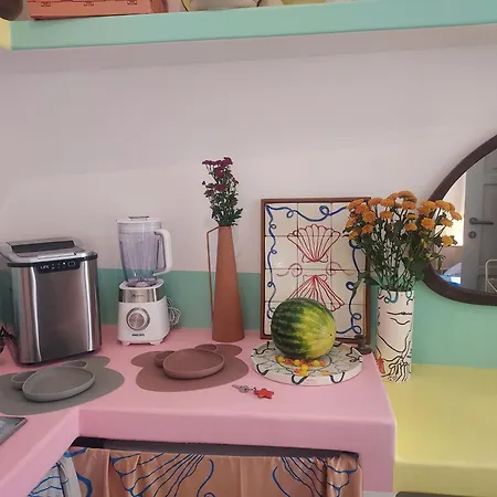 Holy Summer In Market Streets Naousa (Paros)